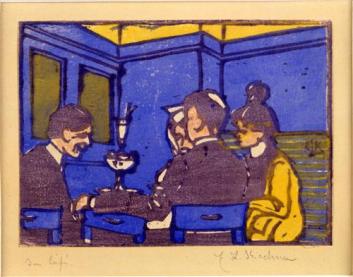 Kirchner the-café 1904