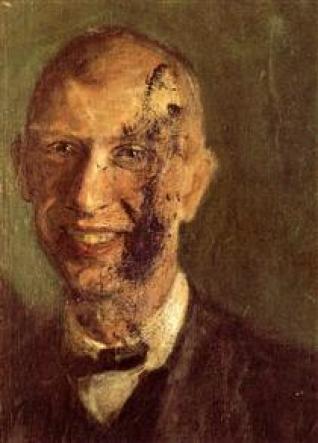 Richard Gerstl laughing-self-portrait-detail 1904